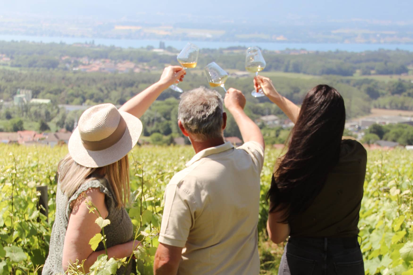 famille lucas dans les vignes